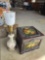 Lamp, floral box