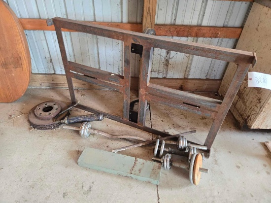 Weights, Heavy shop cart base