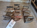 Assortment of Sad Irons