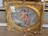 Vintage Ornate Frame Painting