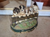 Cast Iron Puppy Doorstop