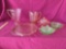 Pink & Green Depression Glass