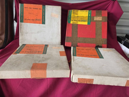 4 Vintage Ford Training Aids Sales 1950's