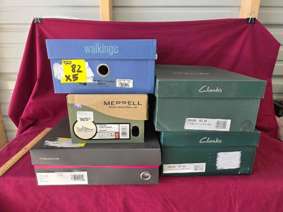 5 Pr New Shoes Walking Co, Merrill, Vince Camuto, Clarks