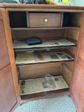 oak cabinet