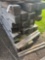 Large lot of oak beams
