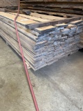 98 pieces of 9ft long Hickory planed wood (Approximately 724 board feet)