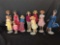 Group of vintage Mattel Barbies, American Airlines l, Midge and Skipper