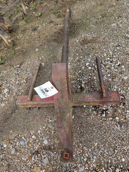 Bucket mount bale spear