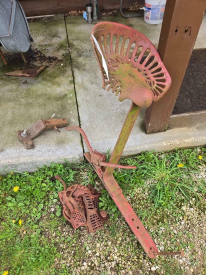 Akron buckeye Implements seat, hitch, sheller