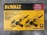 Two NIB Dewalt Small Angle Grinders