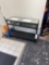 Glass top side table