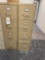 Two file cabinets