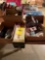 playing cards, legos, assorted decor