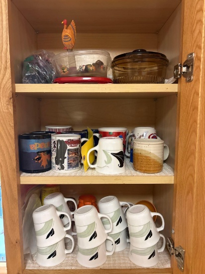 Corning Mugs - coffee mugs - decorative butter spreaders