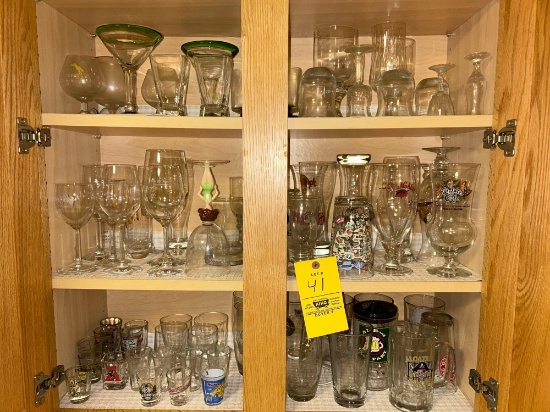 Assortment of Beer Glasses - shot glasses - stemware