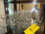 Flutes and Stemware - 21 pc