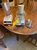 Cuisinart Food Processor and Osterizer 10 speed blender