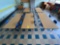 5 Youth low profile activity tables with 20 chairs, room 1509
