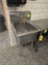 Tyson Metal Products stainless steel wash sink, cafeteria