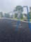 Playground large metal swing