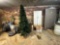 Fans, garbage cans, floor tools, sprayer, Christmas tree, metal cabinets with electrical supplies -