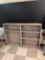Pair of metal bookcases, room 1309