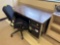 Teacher Metal Desk and chair - Rm 1305