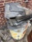 2 piles of assorted pieces of slate - outside maintenance garage