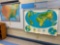 World and US Map - Room 2401