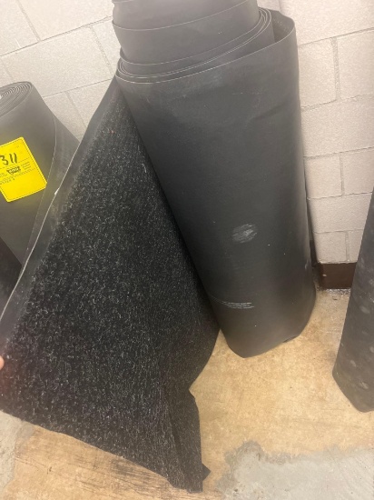 Long runner commercial floor rug - outside gym
