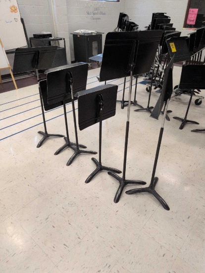 6 Music stands, room 1202