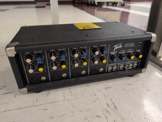 Tosh Model PA 4160 powered mixer, room 1202