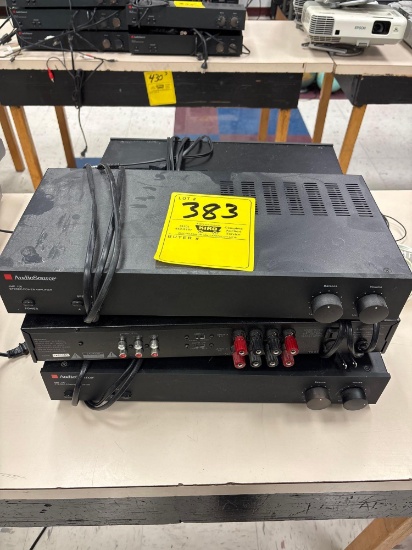 (6) Audio Source Model Amp 100 Power Consumption Units - Room 1201