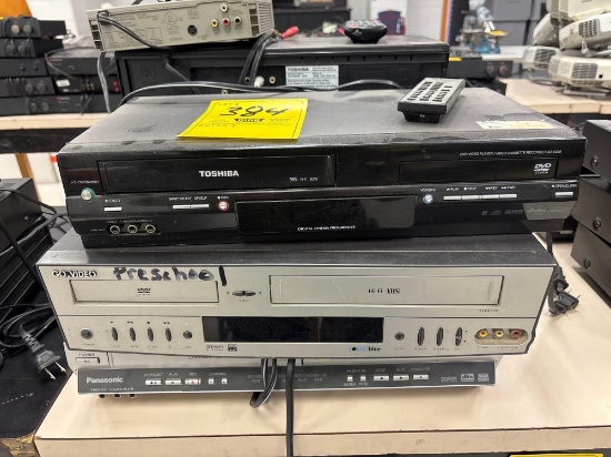 (5) DVD / VHS Players and (2) DVD Players- Room 1201