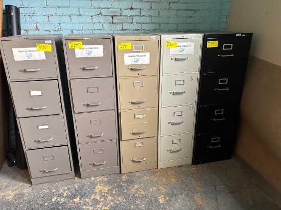 (5) Filing Cabinets - Room 1407