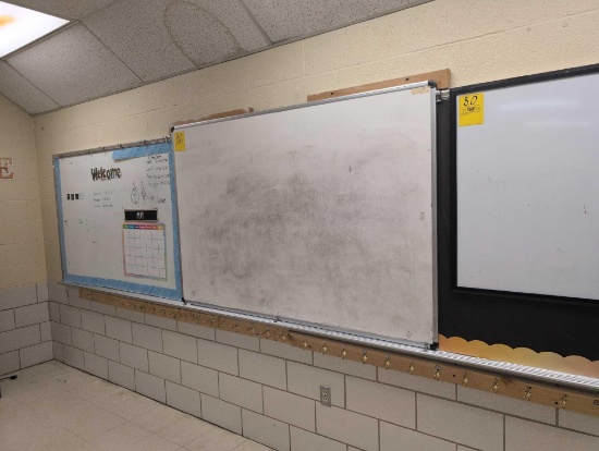 4 Assorted dry erase boards, room 1602