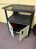 Luxor utility cart, extension cord - athletic office