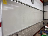 Two 8 ft and Two 6 ft dry erase boards, mounted tv - Rm 1115