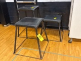 3 jump up stands or padded stools - Bell Harron