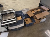 Accu Cut Mark IV roller cutting system with templates, hallway