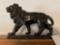 Pot Metal Lion 6 inch Tall