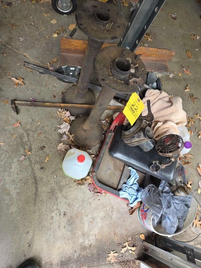 Axle Cases, Fan, Stool, Clamps