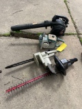 Electric Chainsaw and Hedge Trimmer / Leafblower and Chainsaw
