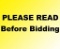 STOP!! PLEASE READ BEFORE BIDDING!!