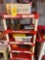 Plastic shelf and contents - beer sign - stretcher
