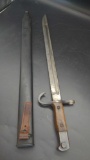 WW2 Arisaka Japanese bayonet and scabbard