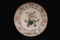 Contemporary red ware plate- Hand-Painted Floral