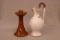Pair of Signed Studio Pottery Pieces