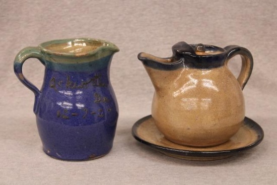 Pitcher & Teapot with Saucer
